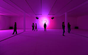 Installation by La Monte Young and Marian Zazeela titled Dream House