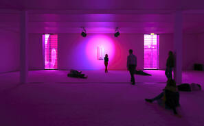 Installation by La Monte Young and Marian Zazeela titled Dream House