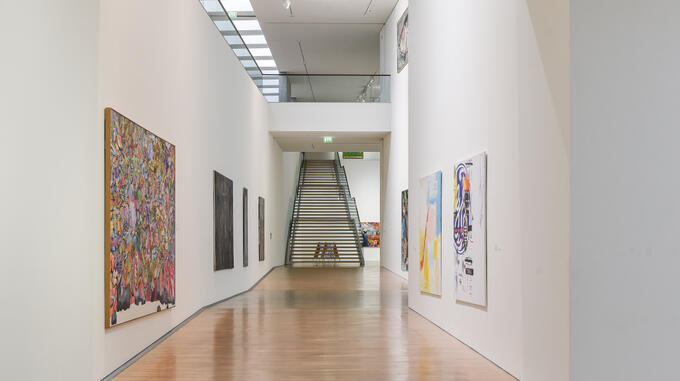 Fotografie mit Blick in die Sammlungsräume Kunstmuseum Stuttgart