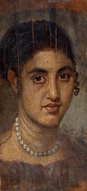 Mummy portrait of a young woman